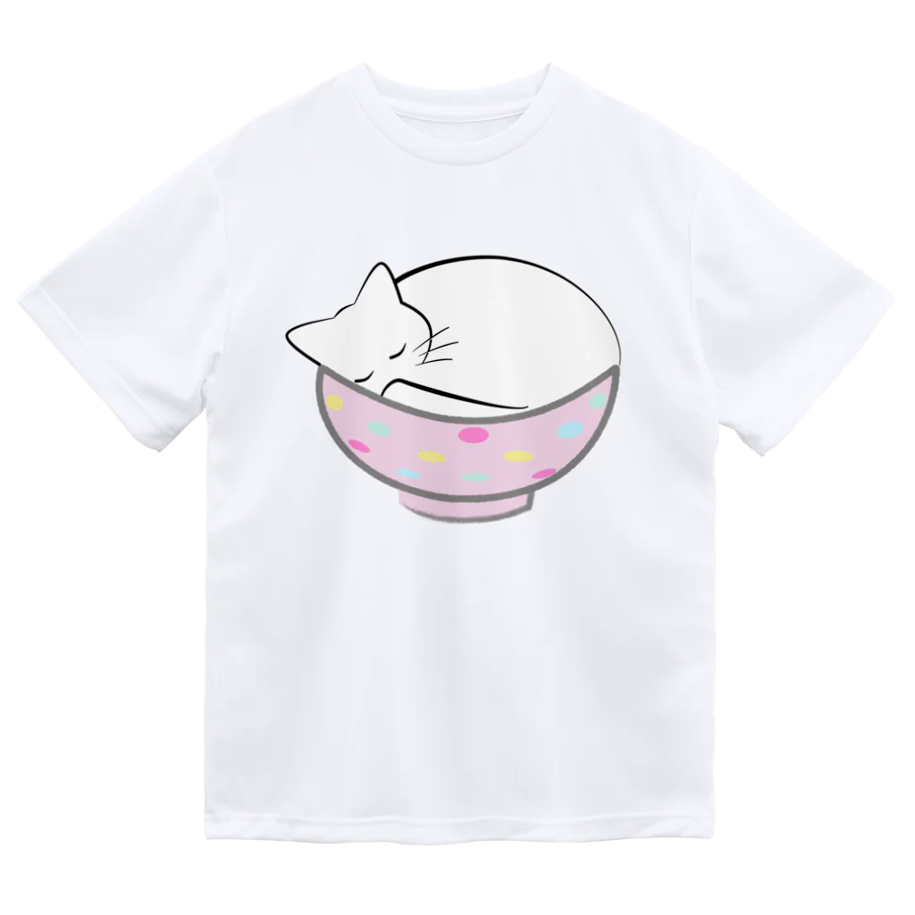 Suzutakaのねこ丼 ドライTシャツ