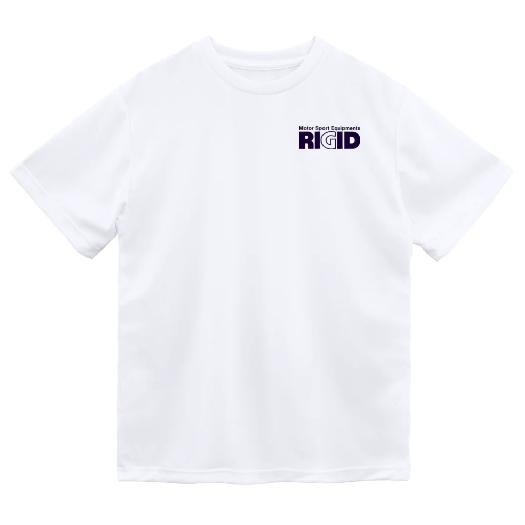 リジット・モータースポーツのRIGID透過ロゴ紺 ドライTシャツ