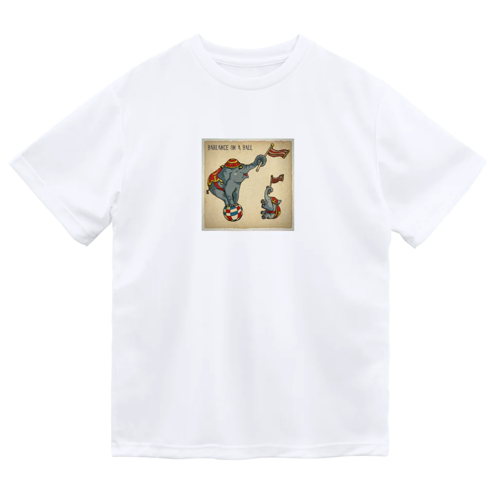 まつもトイズの玉乗りゾウさん Dry T-Shirt