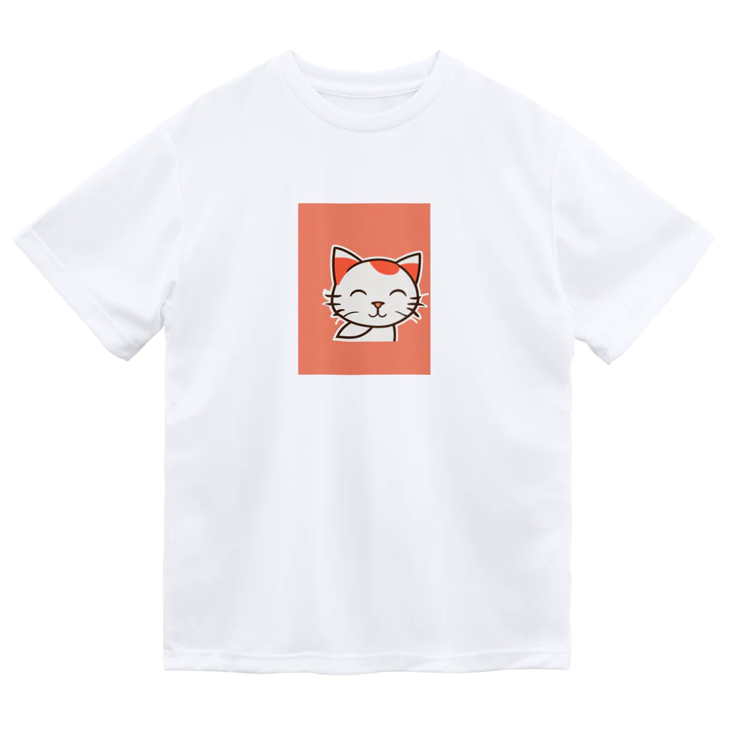 dolphineのにっこりハッピーキャット Dry T-Shirt