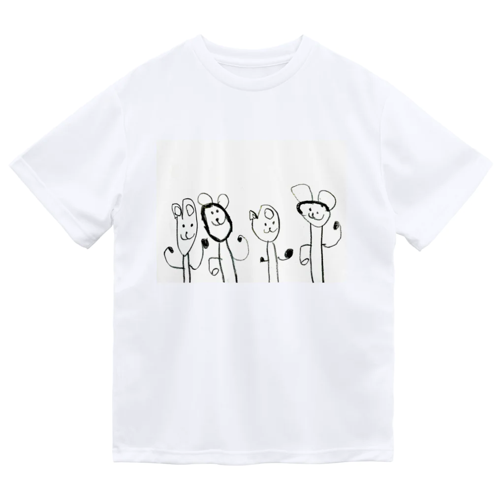 るっぴー市場の4歳児　　イラスト　Tシャツ ドライTシャツ