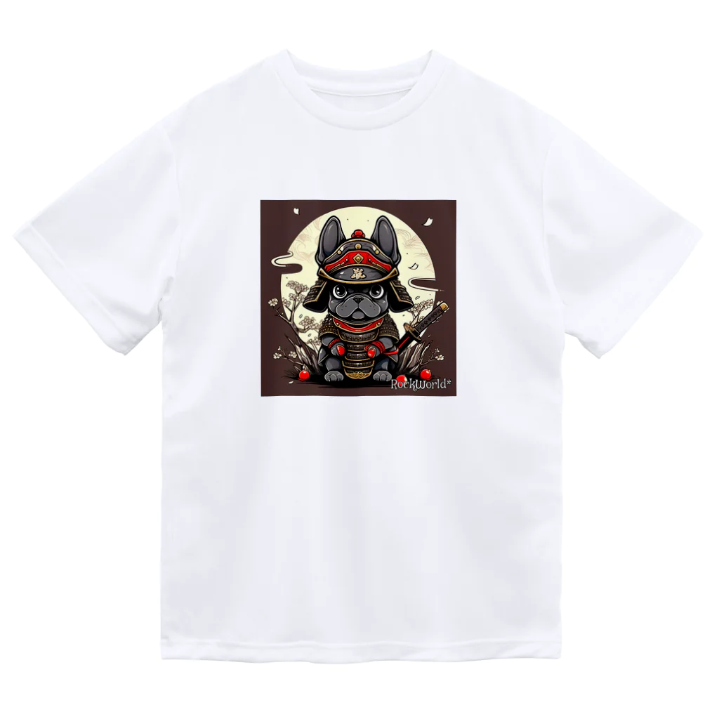 AliceDesignLab.のSamurai FrenchBulldog ドライTシャツ