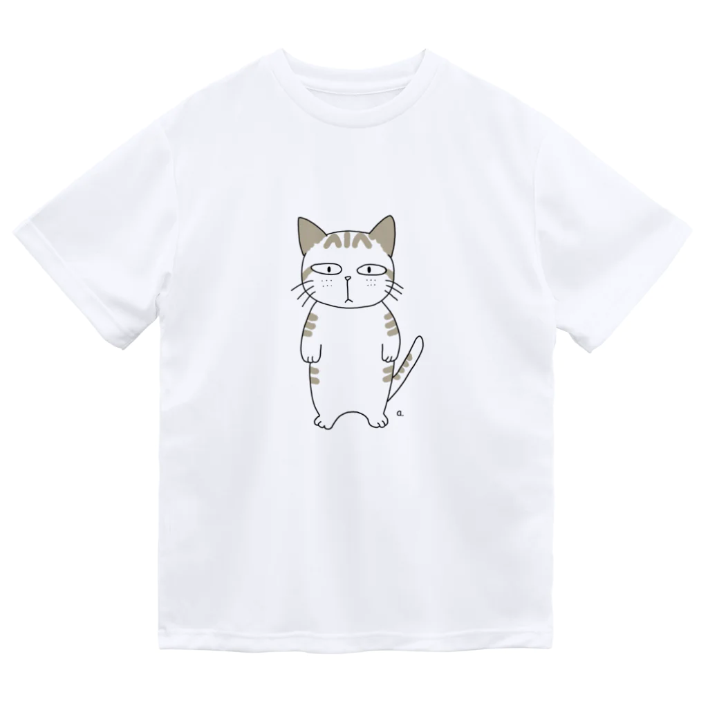 あけびの無愛想なサバトラ猫くん Dry T-Shirt