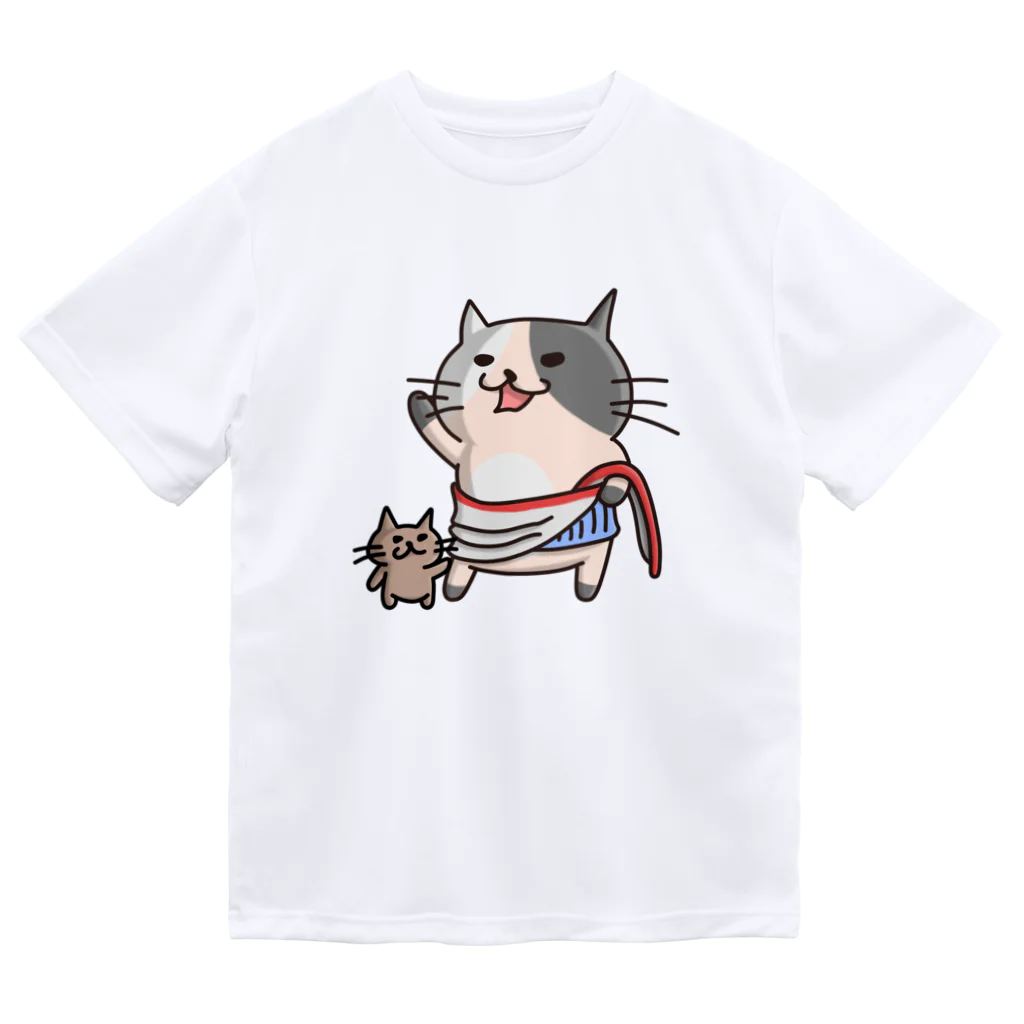 ひよこ男爵とまだむにゃんのにゃうぐすとぅす ドライTシャツ