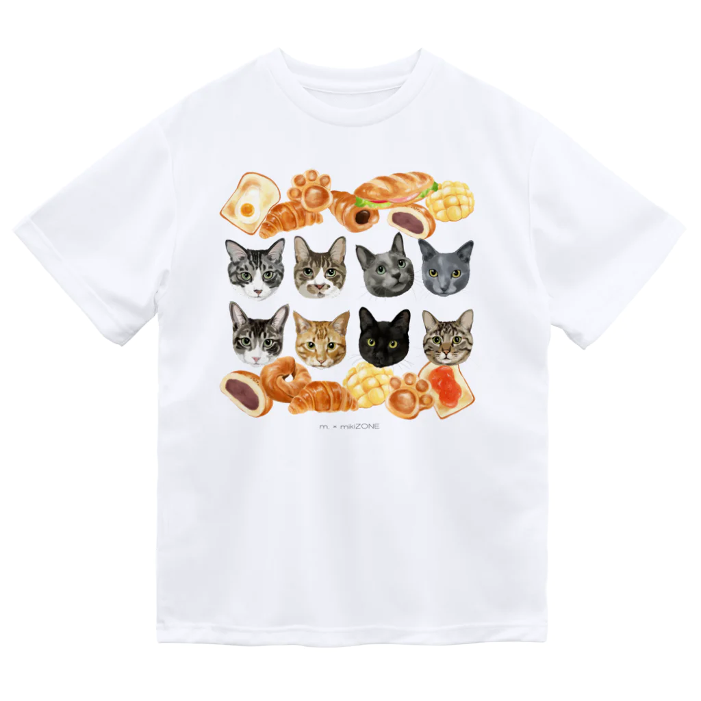 みきぞーん｜保護猫 ミッキー画伯と肉球とおともだちのmuchaguraainima ドライTシャツ