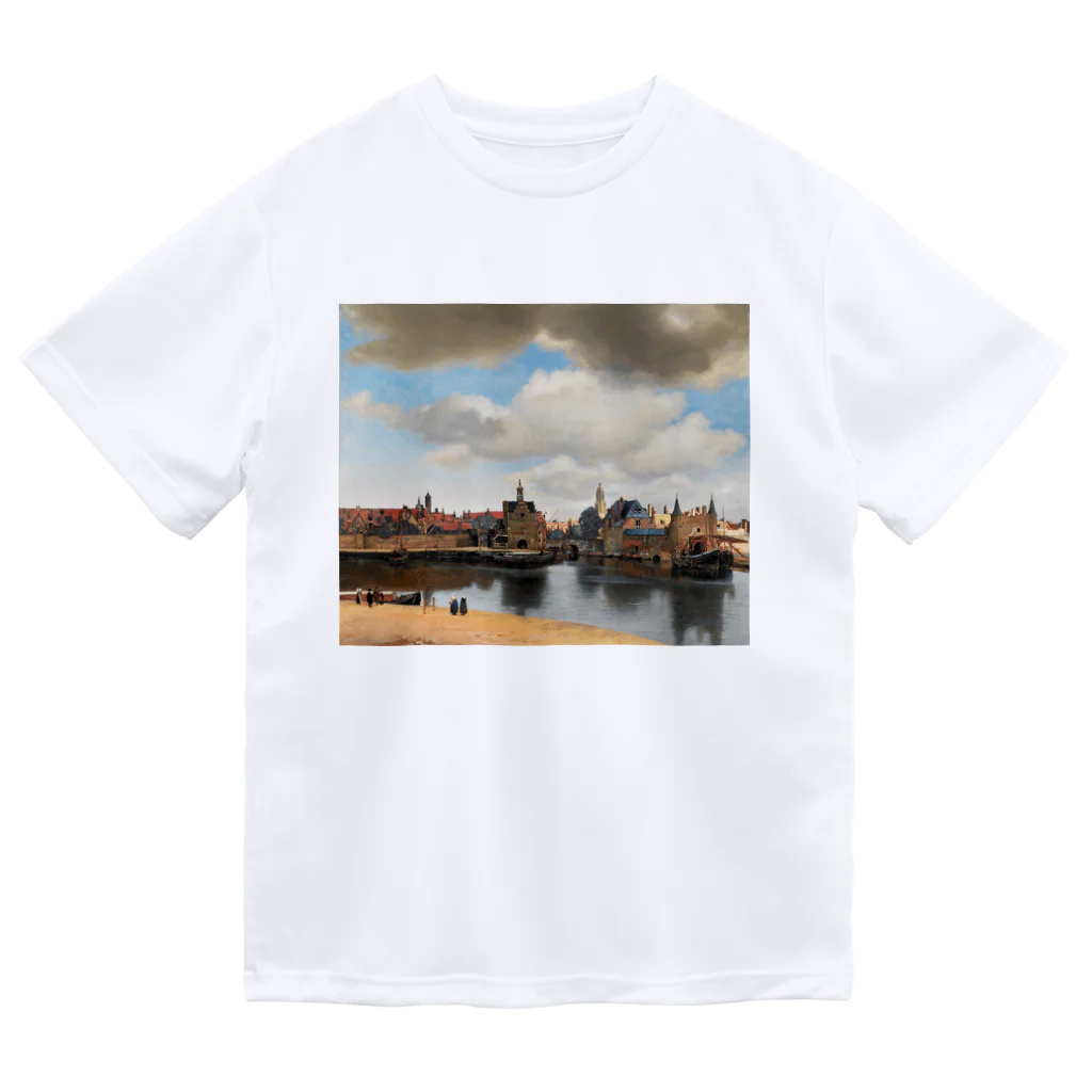 世界美術商店のデルフト眺望 / View of Delft ドライTシャツ