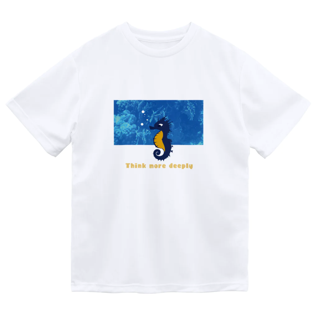 スタジオ靴跡のThink more deeply ドライTシャツ