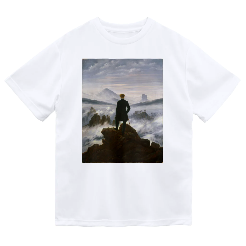 世界美術商店の雲海の上の旅人 / Wanderer above the Sea of Fog ドライTシャツ