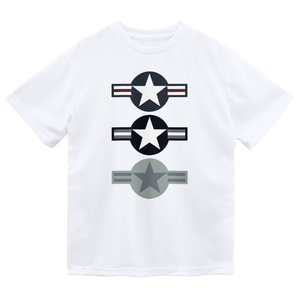 Y.T.S.D.F.Design　自衛隊関連デザインの米軍航空機識別マーク Dry T-Shirt