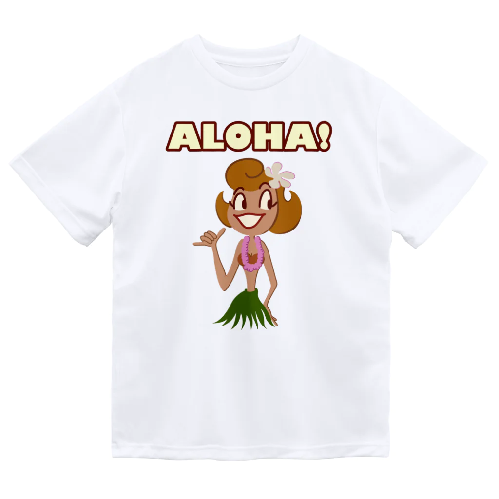 PPBOBBY13のALOHA Hula Girl ドライTシャツ