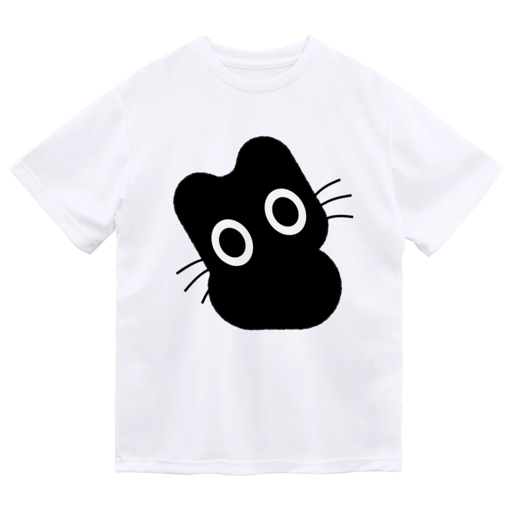 Suzutakaのくろねこクロル（どうしたの） ドライTシャツ