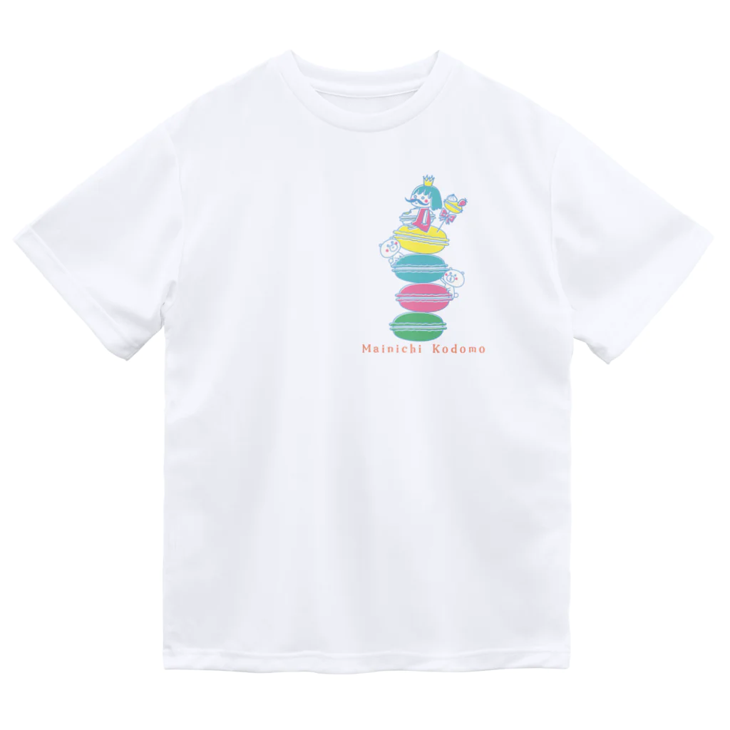 spicemachine-shopのMainichi kodomo macaron ドライTシャツ