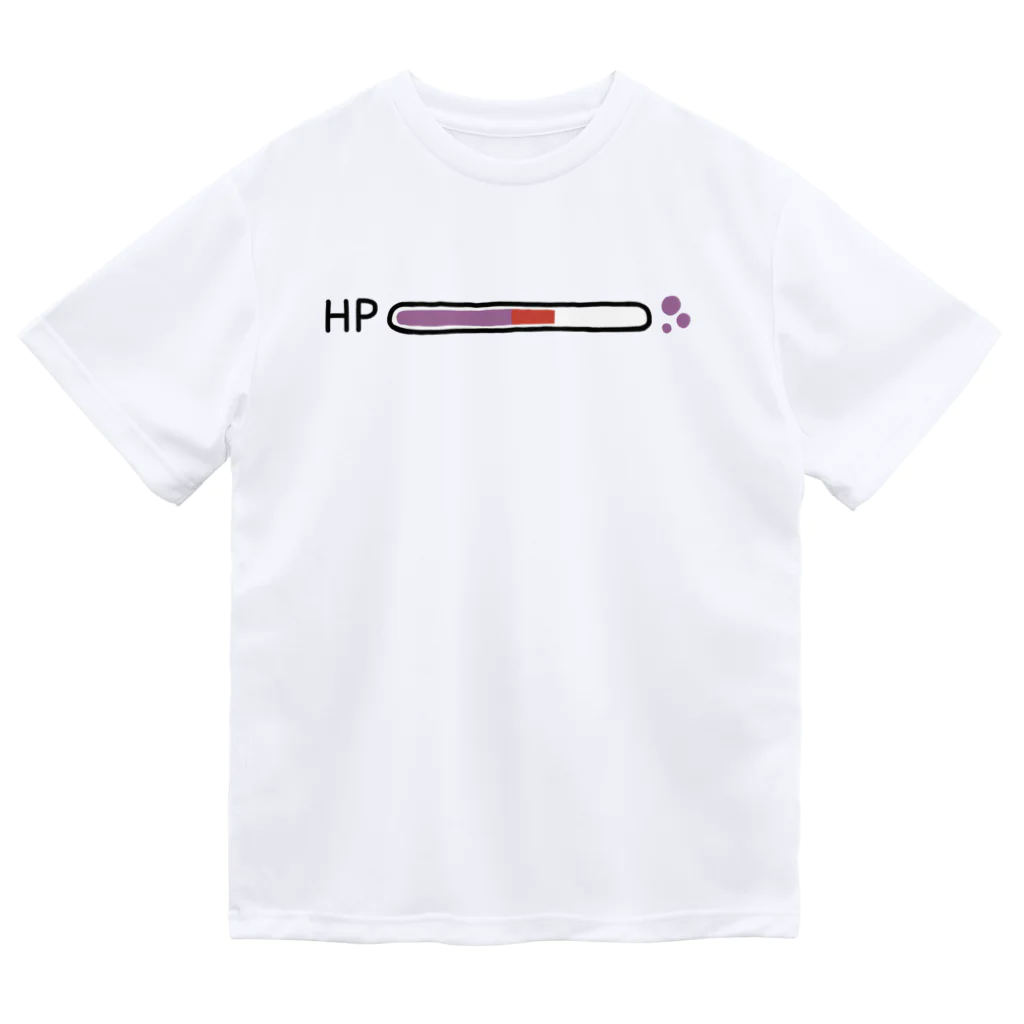 ぷにおもちSHOPのHPバー どく ドライTシャツ