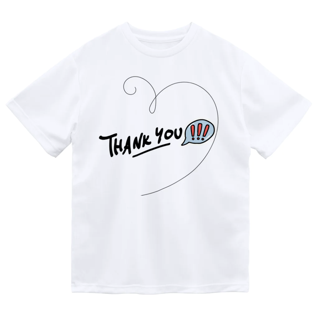 Connect Happiness DesignのThank you!!! ドライTシャツ