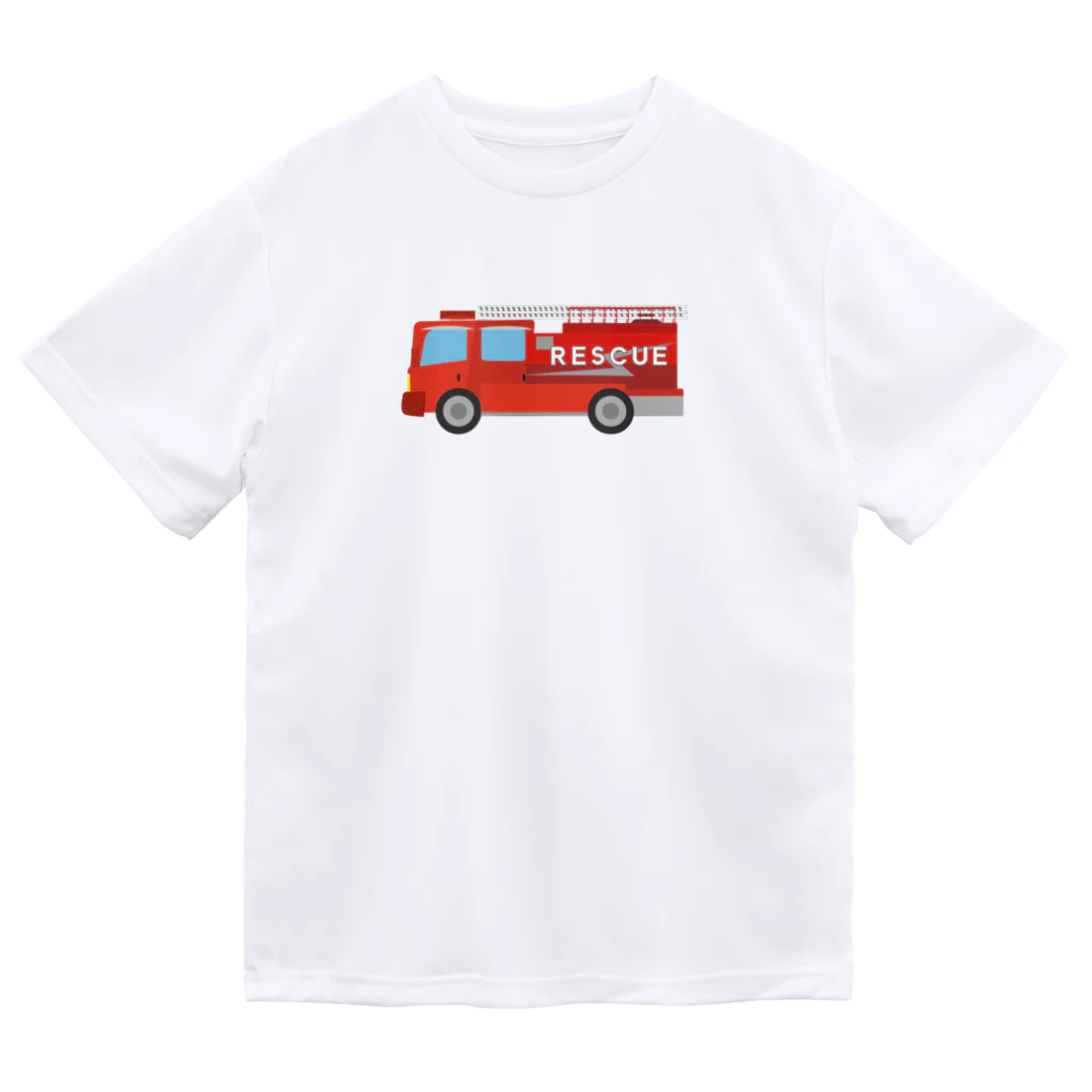 chicodeza by suzuriのレスキュー車 Dry T-Shirt