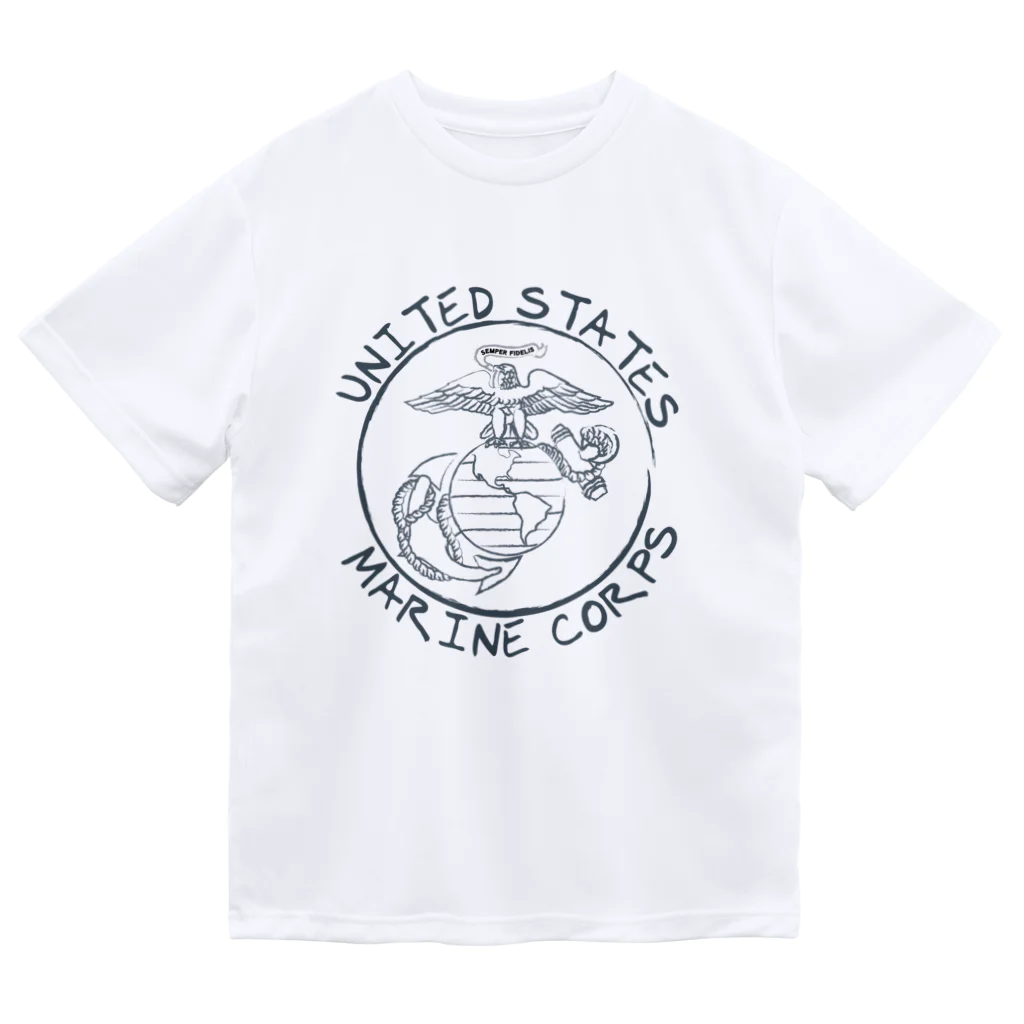 Y.T.S.D.F.Design　自衛隊関連デザインのU.S.MARINE CORPS Dry T-Shirt
