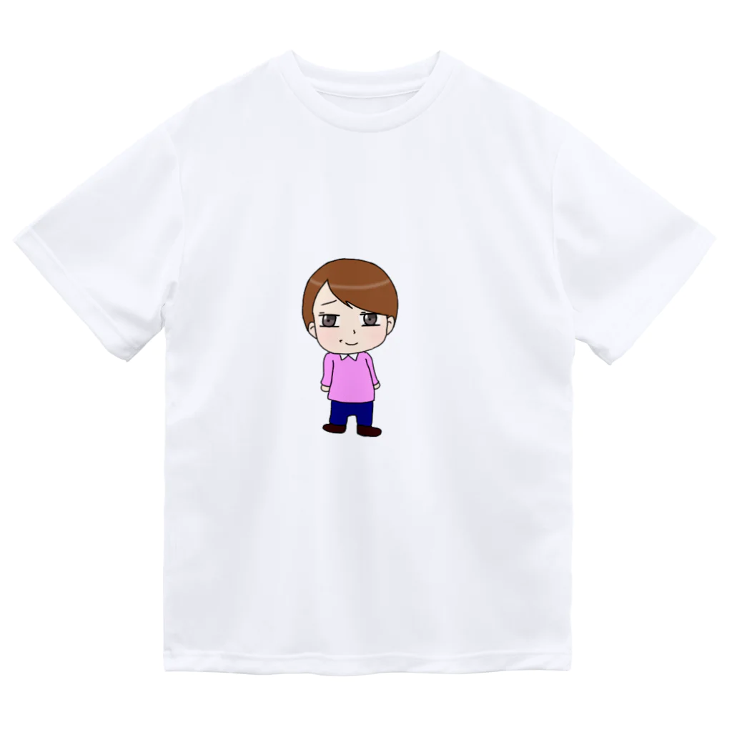 銀柴の愛想笑いちゃん ドライTシャツ