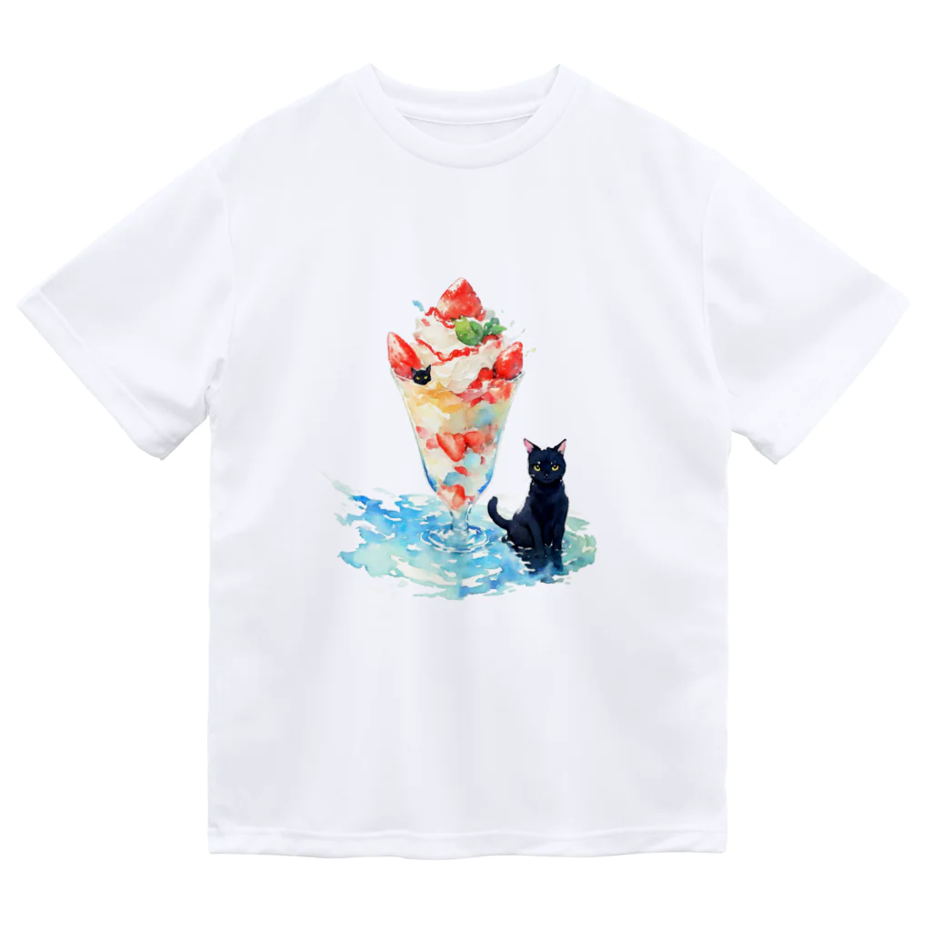 yuuの黒猫とパフェ Dry T-Shirt