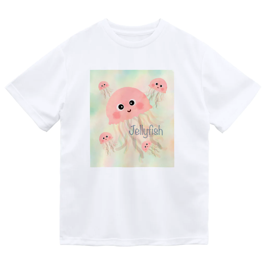 moonriver2020のふわふわクラゲちゃん ドライTシャツ