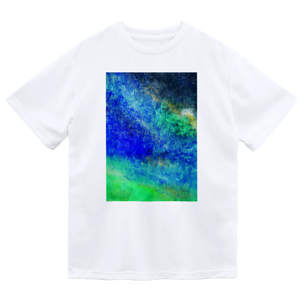 - nanacorium -の真夜中の星空 Dry T-Shirt