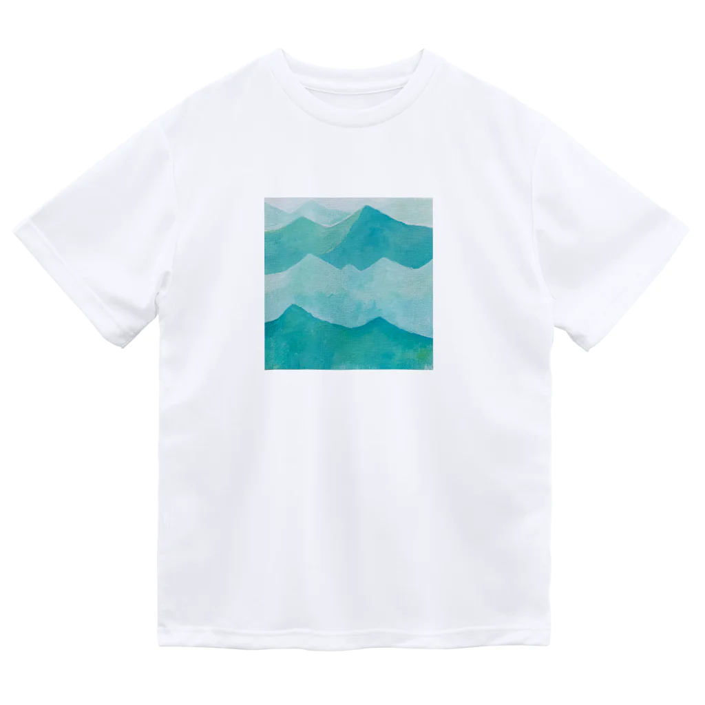 ニャームルクロッペのしましまやま ドライTシャツ