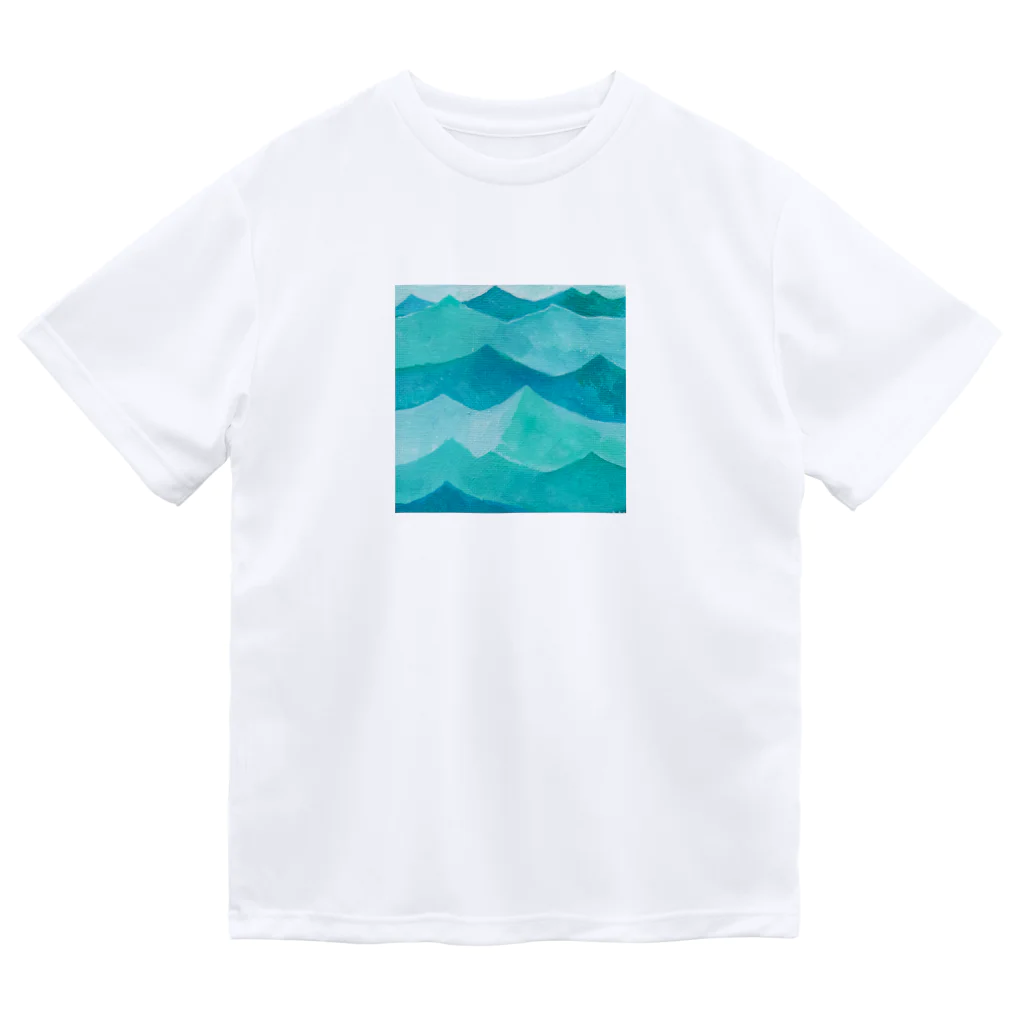 ニャームルクロッペのしましまやま Dry T-Shirt