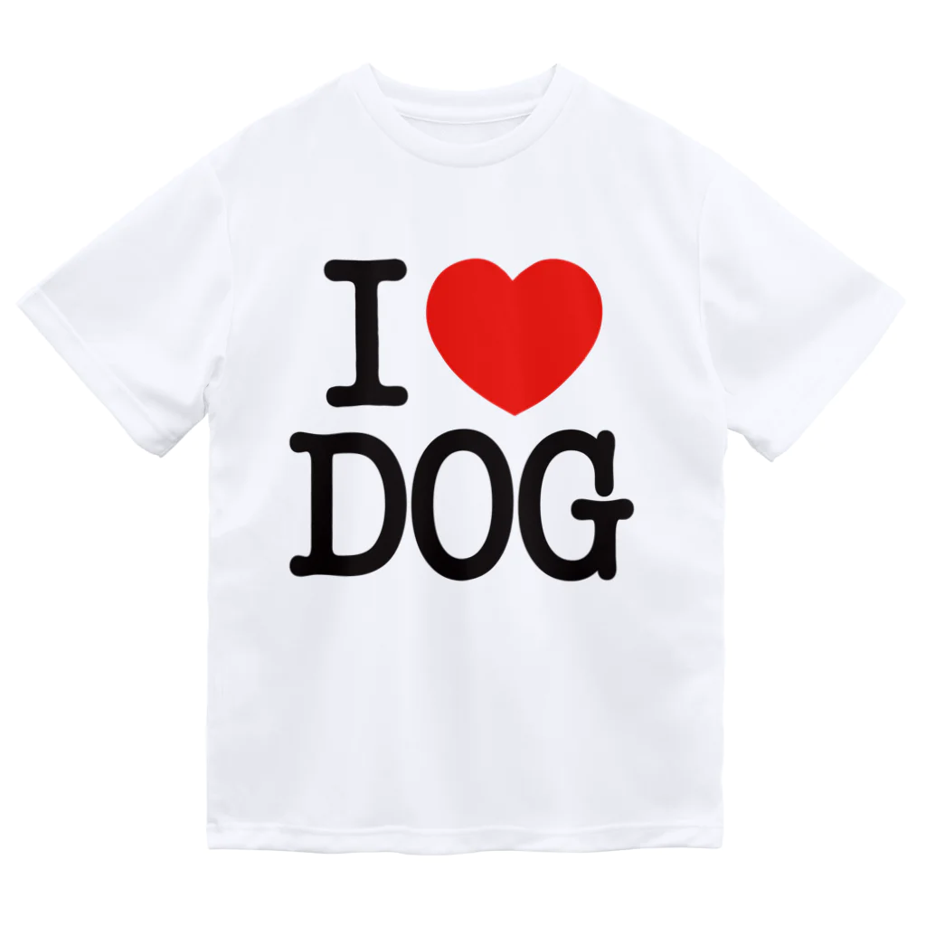 I LOVE SHOPのI LOVE DOG-アイラブドッグ- Dry T-Shirt