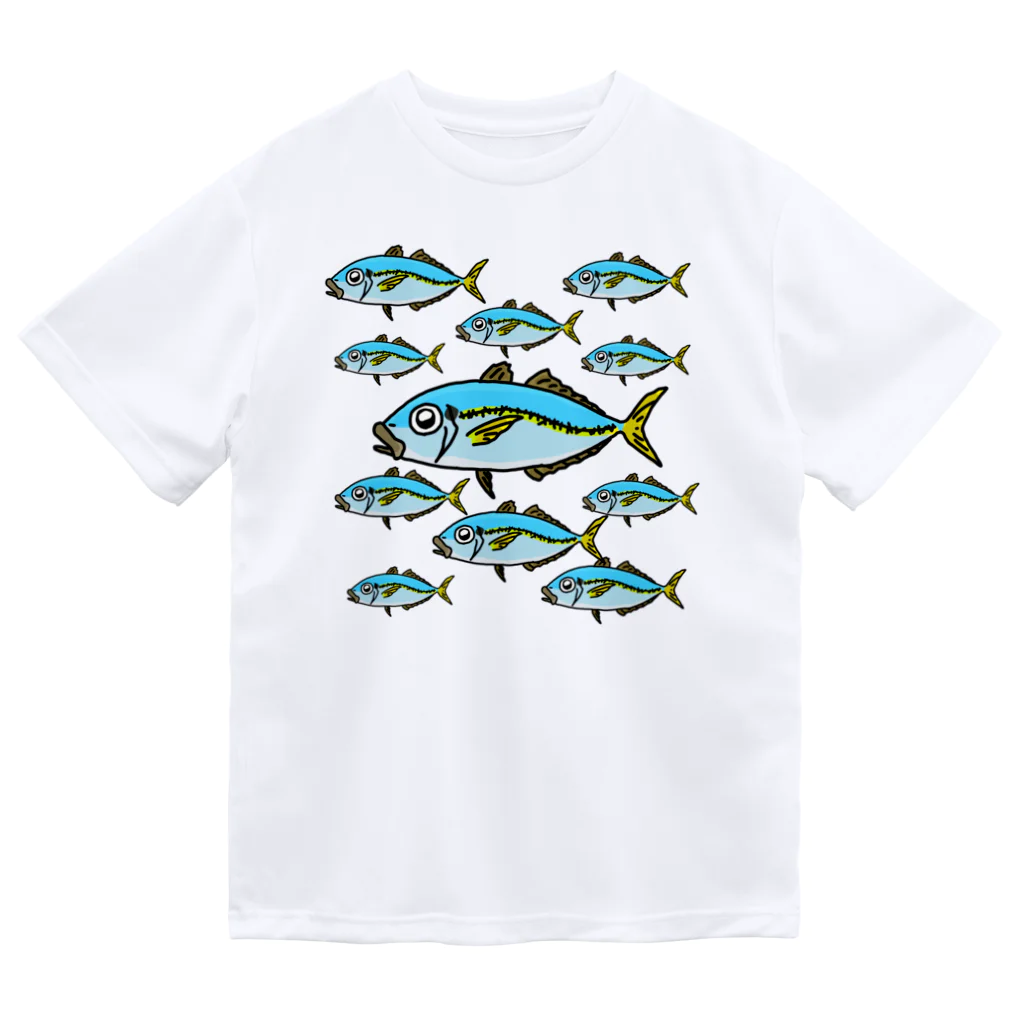 Chenoの鯵の魚群 ドライTシャツ