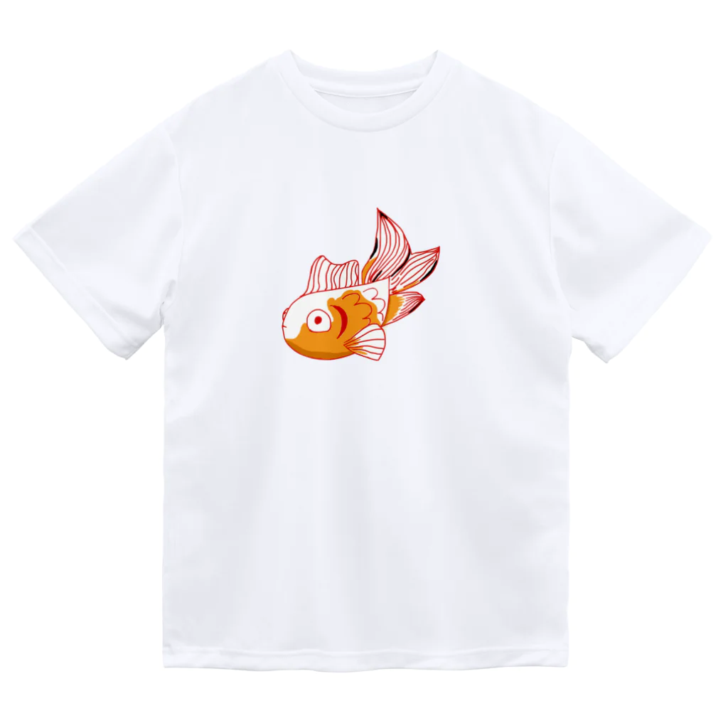 しぜんのグッズの出目金くん Dry T-Shirt