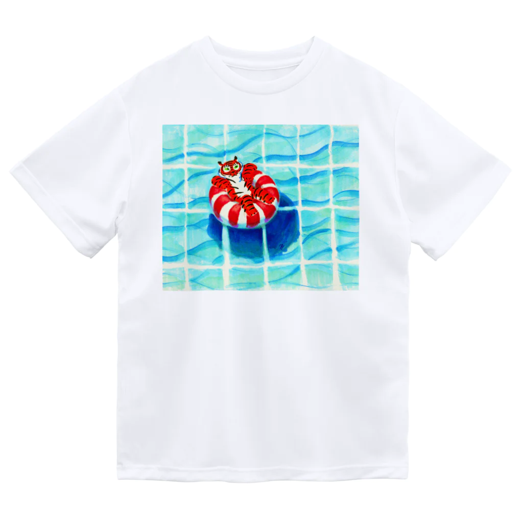 segasworksのプールのトラちゃん Dry T-Shirt