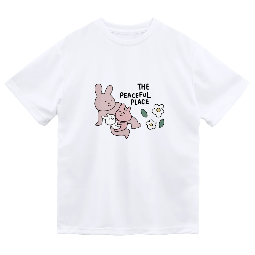 佐藤さんのうさぎの団らんドライTシャツ ドライTシャツ