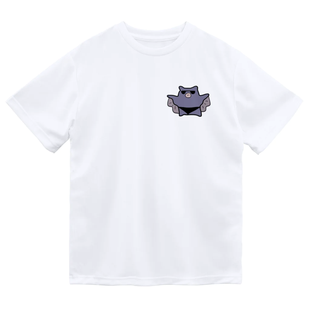 佐藤さんのぶたこうもり(ダンディズム)ドライTシャツ Dry T-Shirt