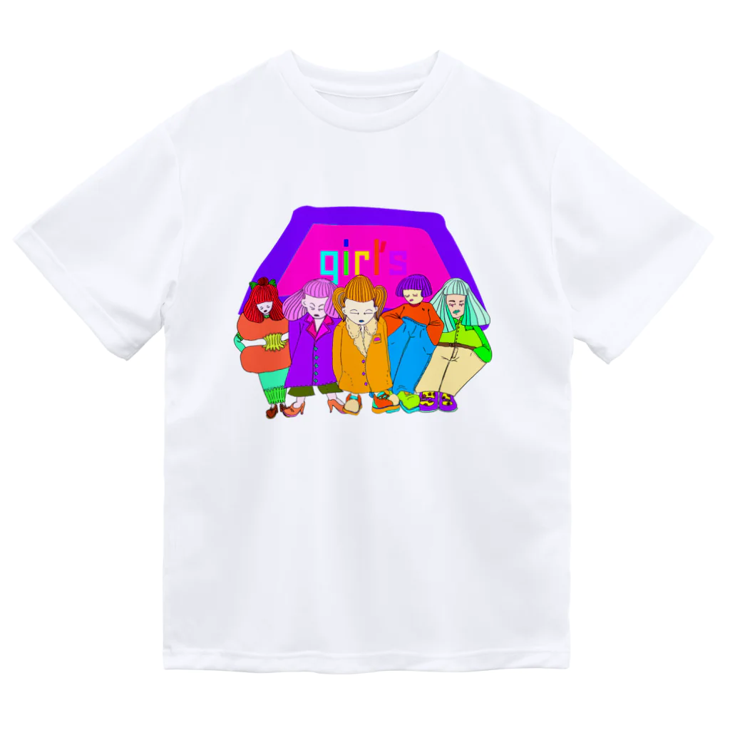 tomatoの女の子シリーズ　girl’s  Dry T-Shirt