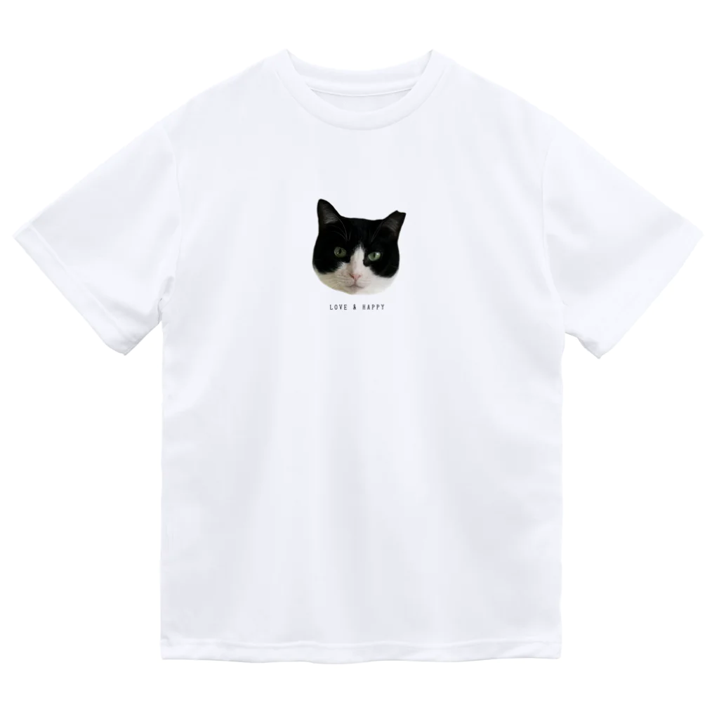 保護猫広場　ラブとハッピーのビビちゃん【500円分の寄付ができます】 ドライTシャツ