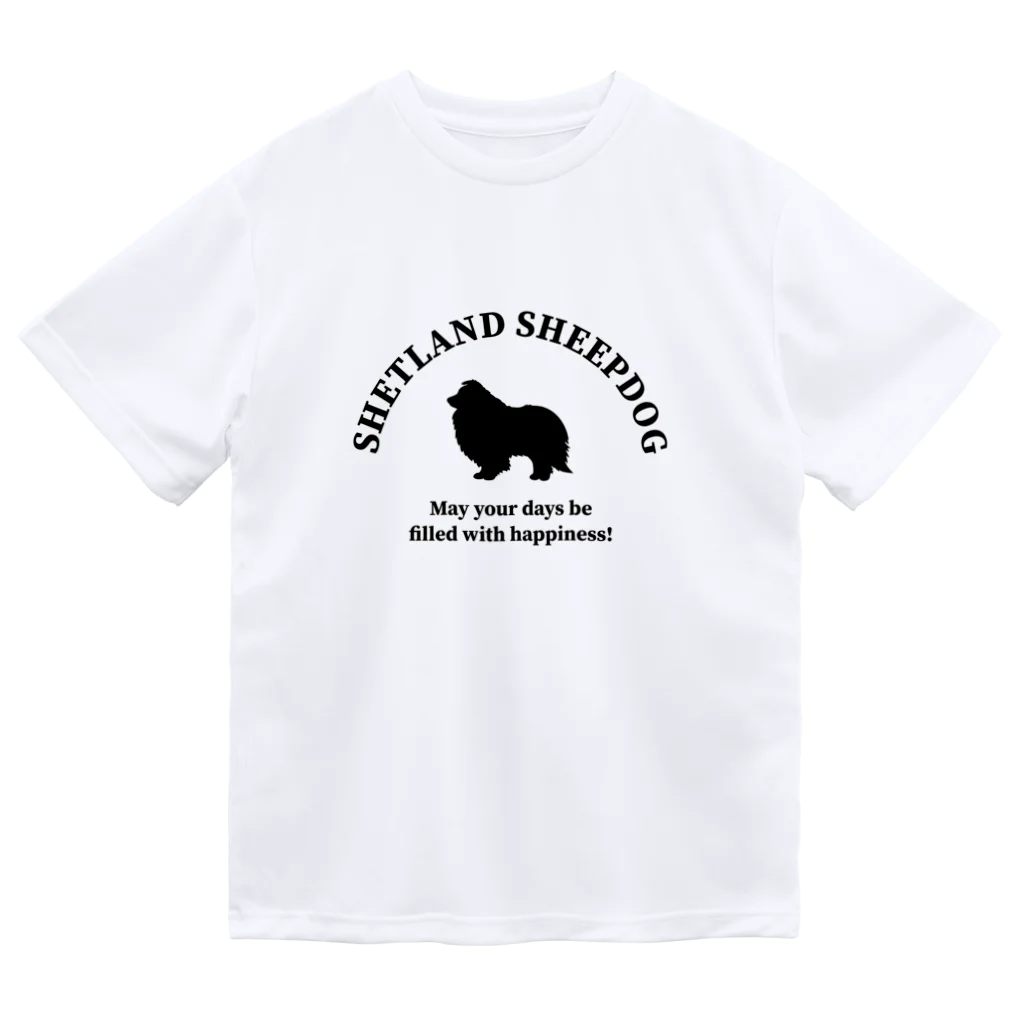 onehappinessのシェルティ　happiness!　【One:Happiness】 Dry T-Shirt