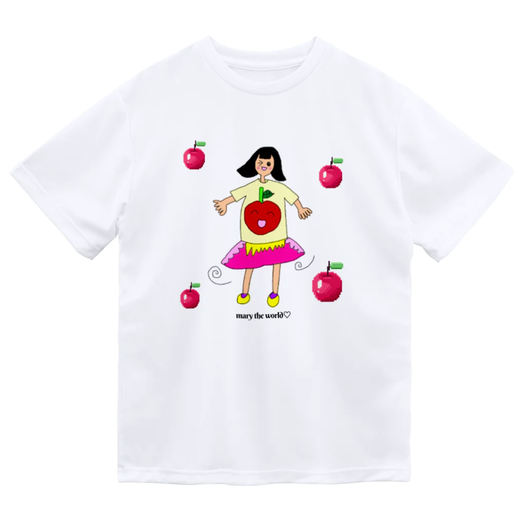 COCONUTchanのマリィ・ザ・ワールド　りんご Dry T-Shirt