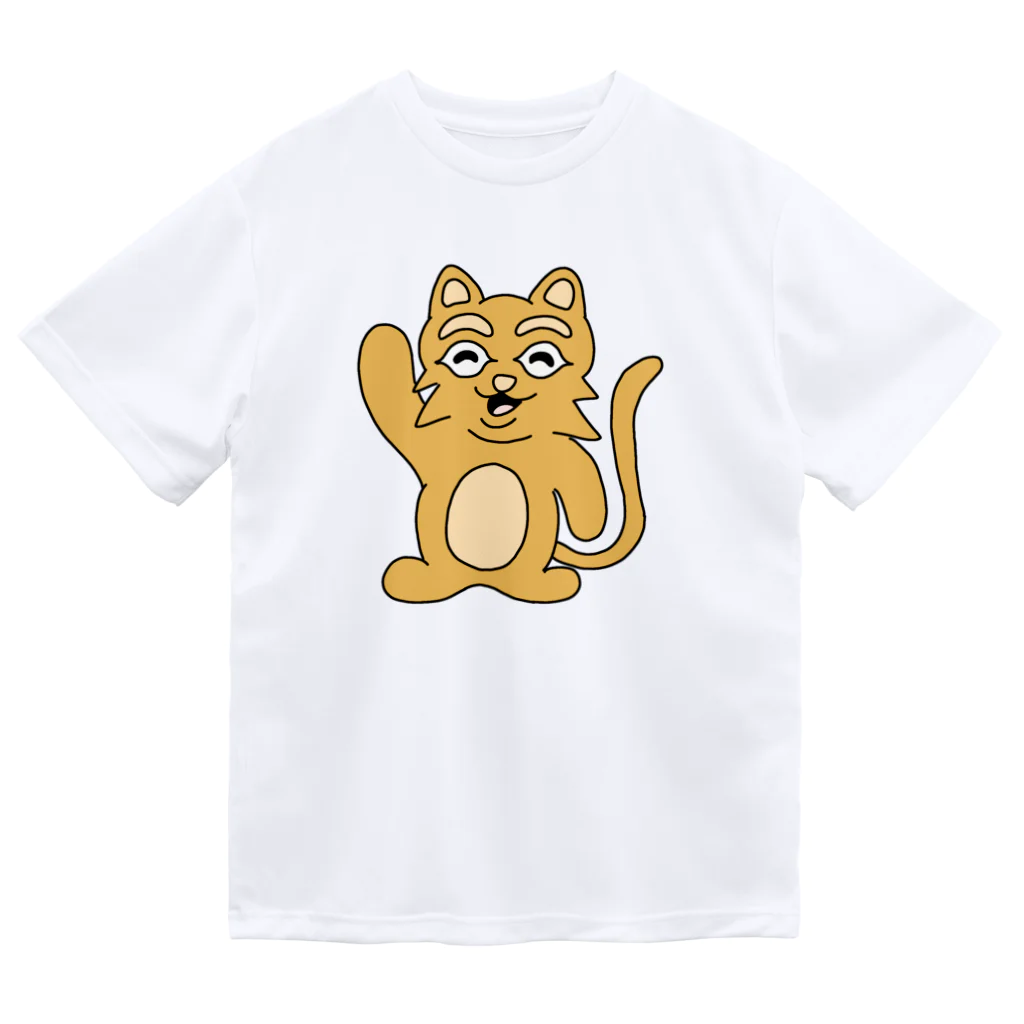 須田ふくろうの素直な猫のスナネコ ドライTシャツ