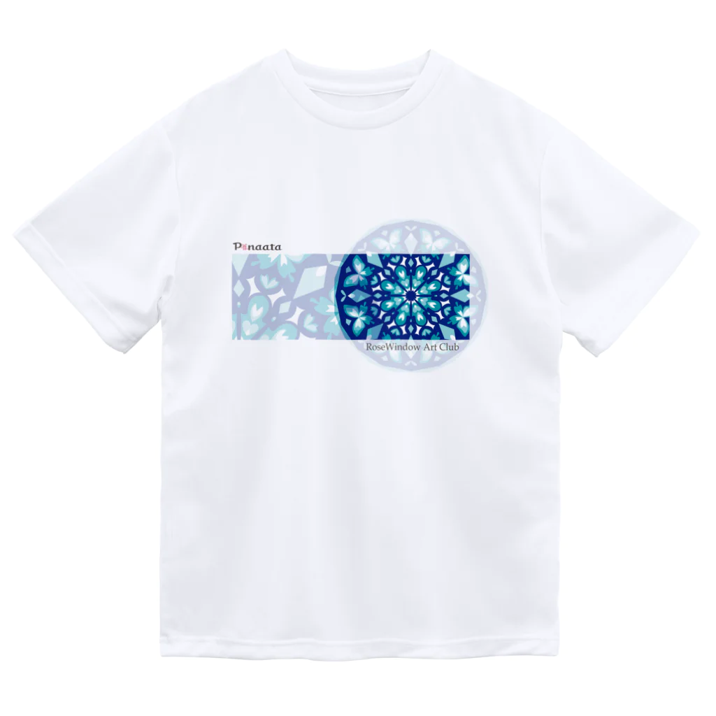 PinaataのRoseWindow Art Club ドライTシャツ