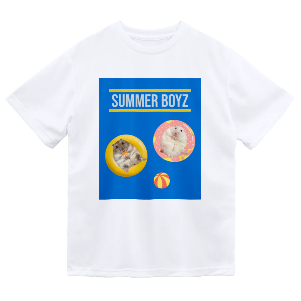 甘夏/ハムスター大好きの夏のハムスターボーイズ ドライTシャツ