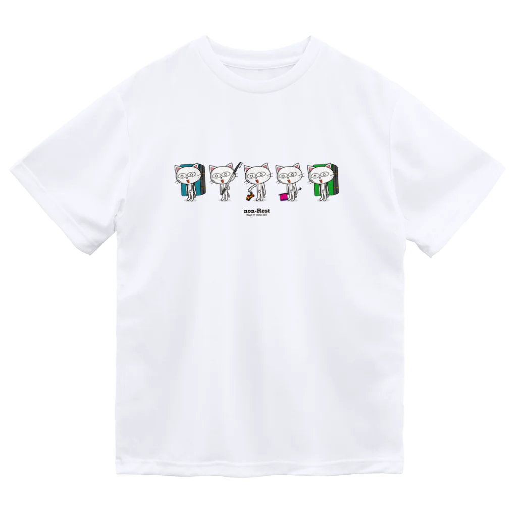 スポーツやら猫やら色々あるお店。の岩猫。 ドライTシャツ