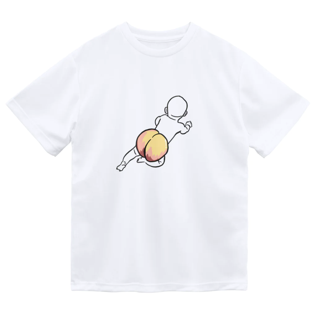 kuuleiのPeach × baby Dry T-Shirt