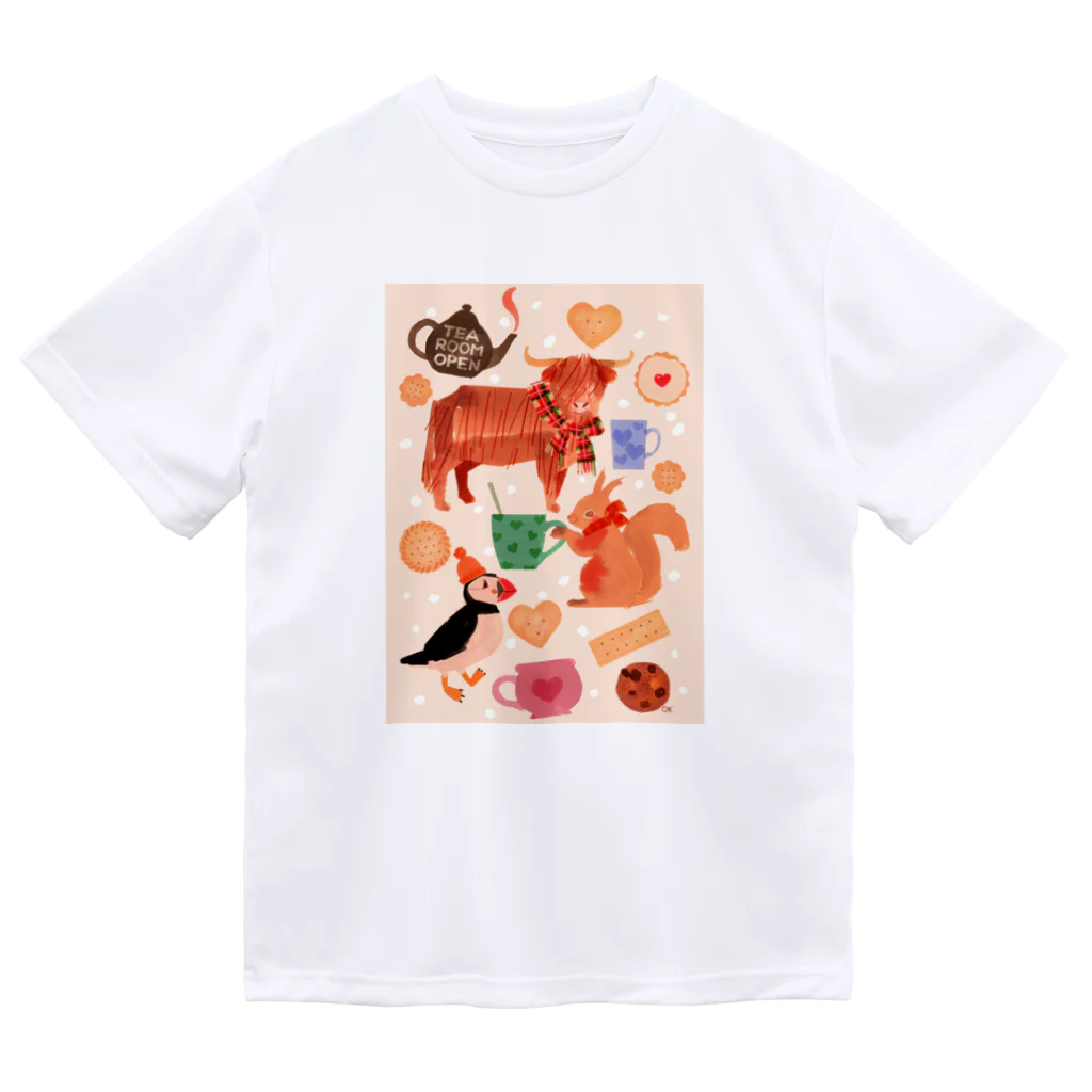 ogura kyoko illustrationのスコットランドの仲間たち Dry T-Shirt