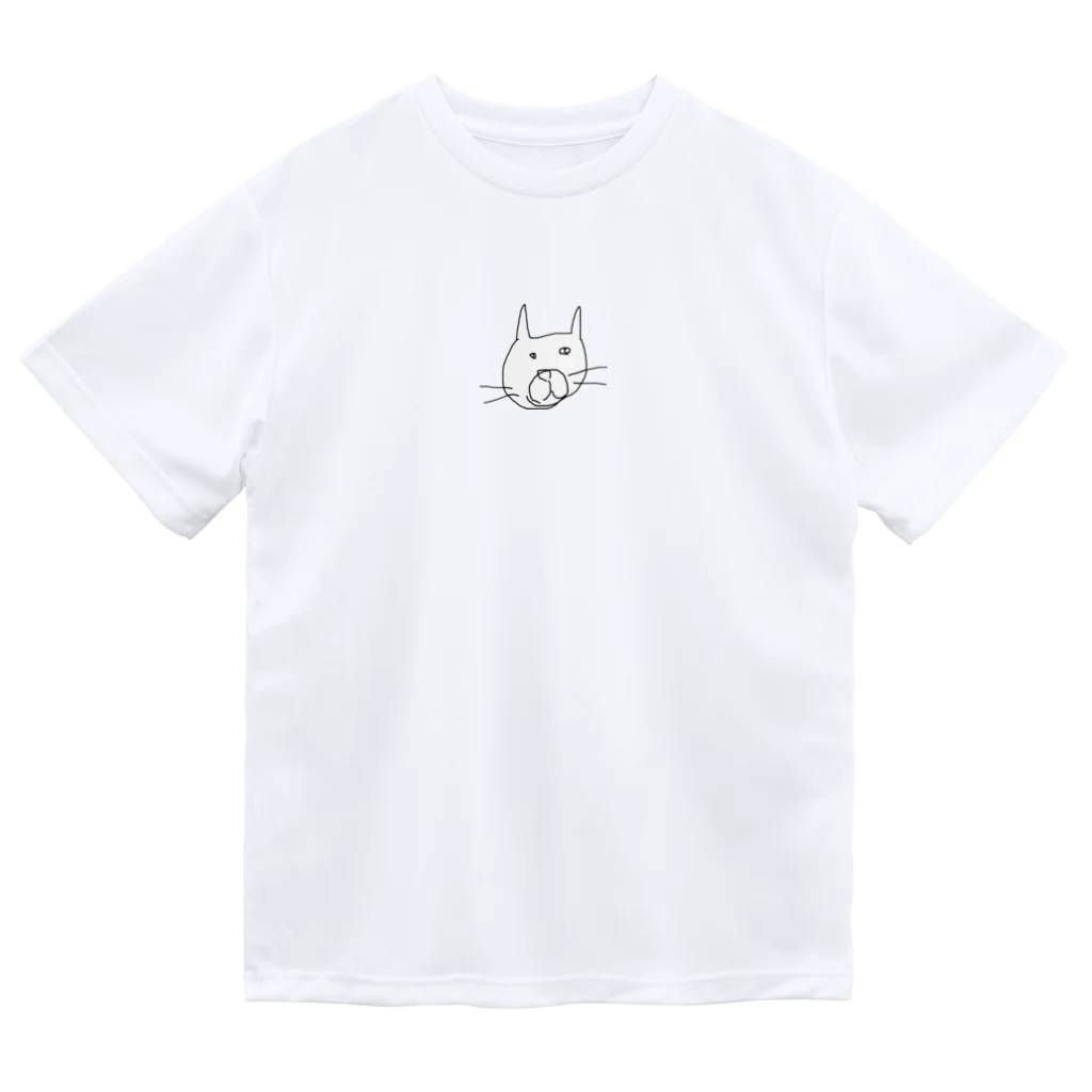 京都猫のきなこ| ダイエット中8.6kg→6.7kgのねこのごまちゃん ドライTシャツ