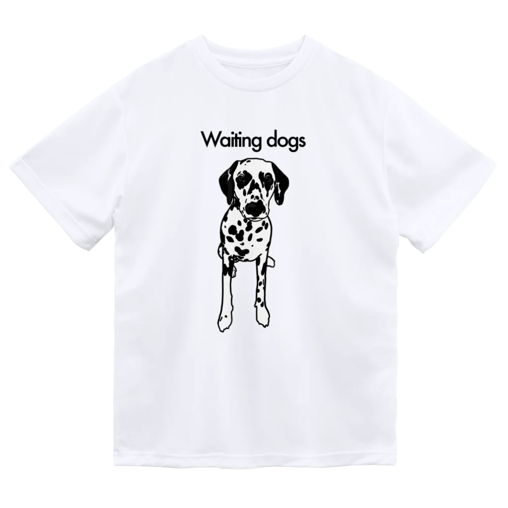 lily_dalmatianのWaiting 33 Dry T-Shirt