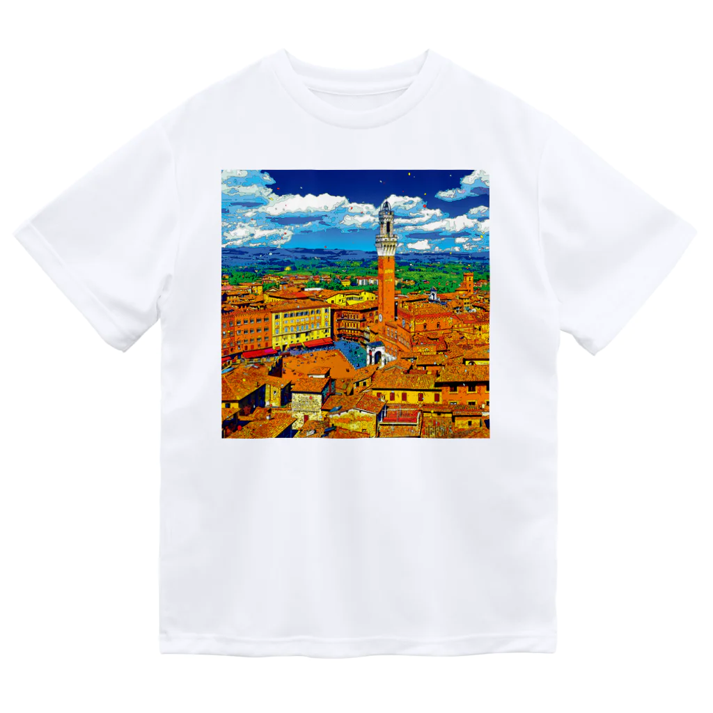 GALLERY misutawoのイタリア シエナの街並み Dry T-Shirt