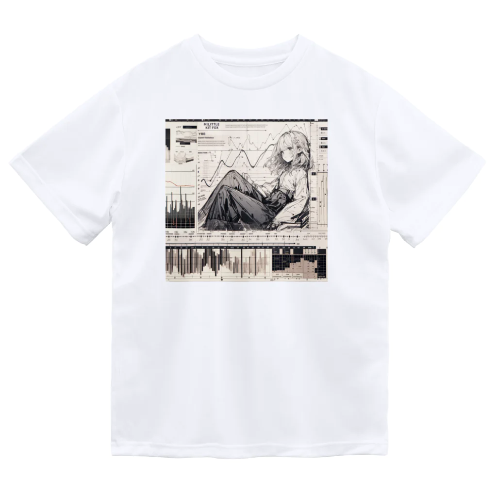 みゆみん@YouTuber ／M|Little Kit FoxのGraph Tシャツ Dry T-Shirt