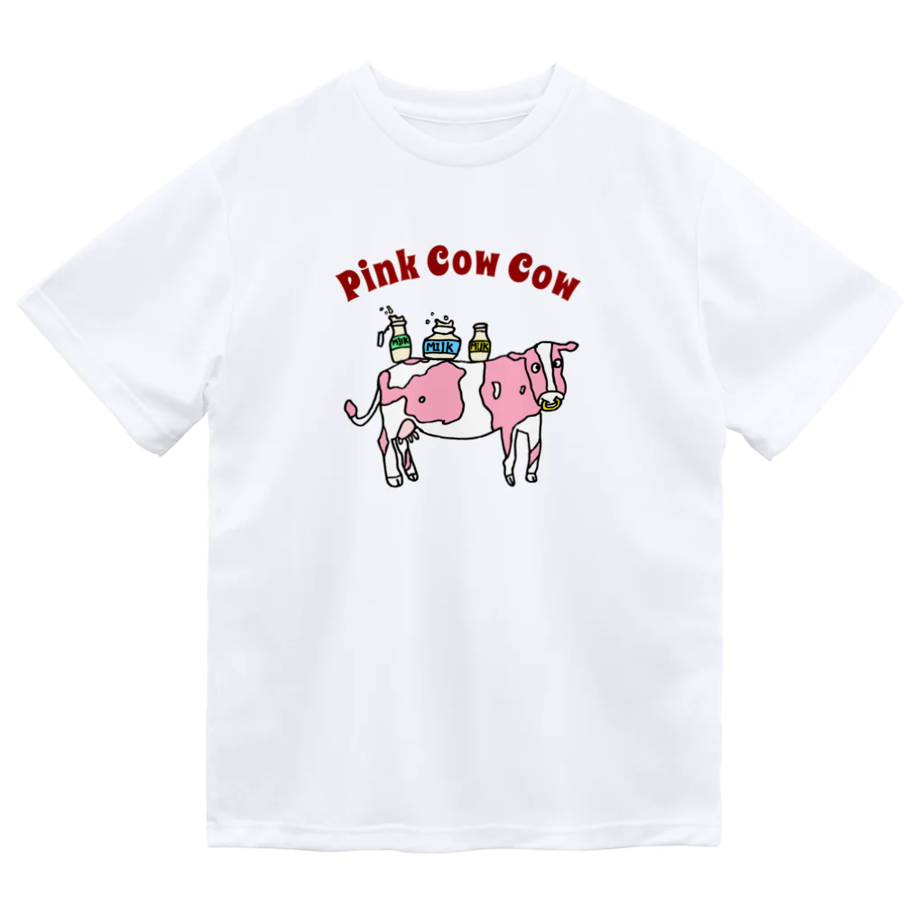 raykosukeのPINK  COW COW Dry T-Shirt