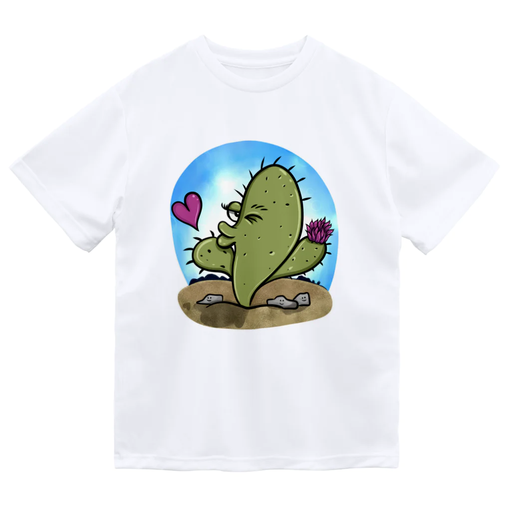 Realm of Ramblesのサボテン - 投げキス ドライTシャツ