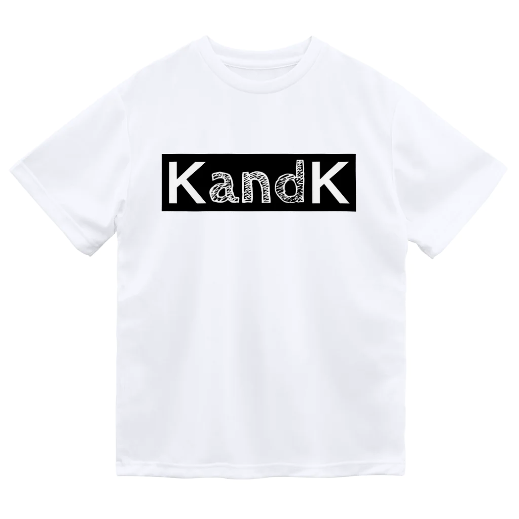 K and K companyのKandKロゴ ドライTシャツ