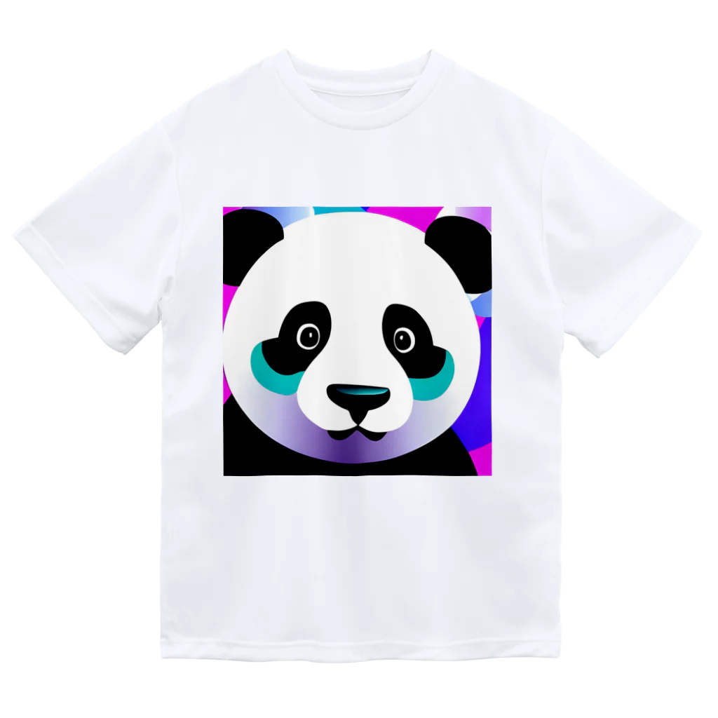 クリエイティブ・クリーチャーショップの蛍光ポップPANDA Dry T-Shirt